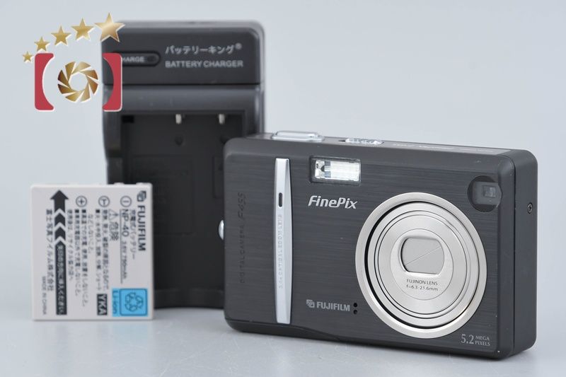 中古】FUJIFILM 富士フイルム FINEPIX F455 ブラック コンパクト 