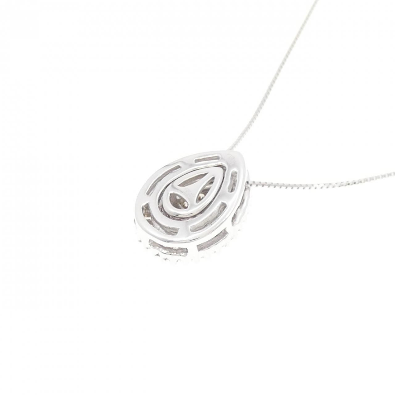 K18WG 2WAY ダイヤモンド ネックレス 0.18CT - メルカリ