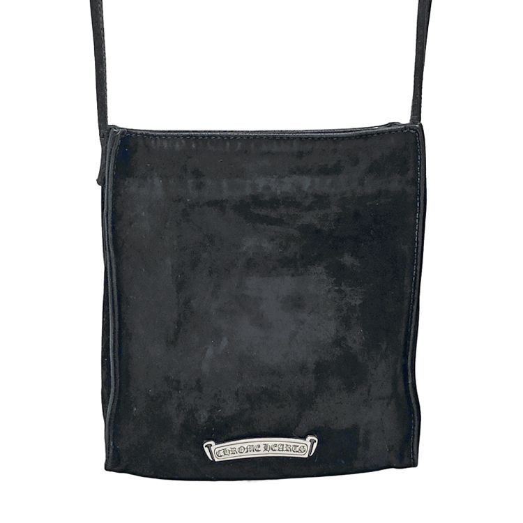 CHROME HEARTS クロムハーツクロスパッチレザーショルダーバッグ クロス パッチ クロムハーツ ショルダーバッグ CHROME HEARTS クロム