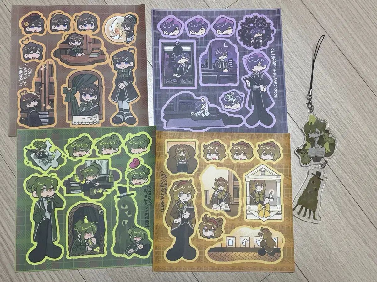 Library of Ruina / Lobotomy マルクト・イェソド・ホド・ネツァク ステッカー ネツァク キーホルダー 出品