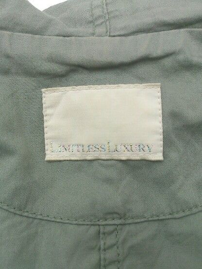 ◇ LIMITLESS LUXURY リミットレス ラグジュアリー ジップアップ 長袖 ミリタリー ジャケット カーキ系 # 【1002799170963】