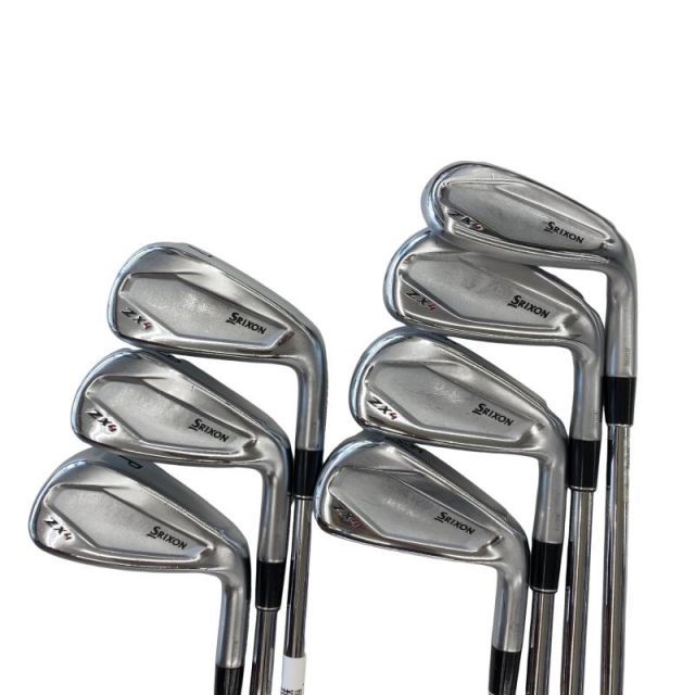 中古】 ダンロップ SRIXON ZX4 8S アイアンセット IR 純正特注シャフト