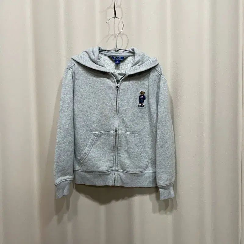 (5歳) POLO RALPH LAUREN キッズ 子供 弱起毛 クマ ドール フードジップアップ ジャケット
