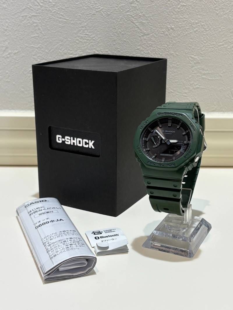 CASIO カシオ G-SHOCK ジーショック GA-B2100 ソーラー グリーン 腕時計 アナデジ 稼働品