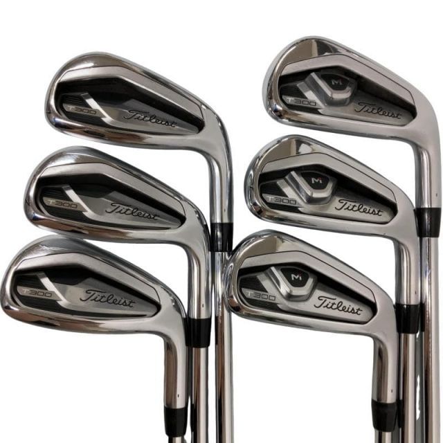 【中古】 タイトリスト Titleist T300(2021) 6S アイアンセット IR NS PRO 105T (フレックスS) メンズ 男性用 右利き 右用 Cランク ゴルフクラブ