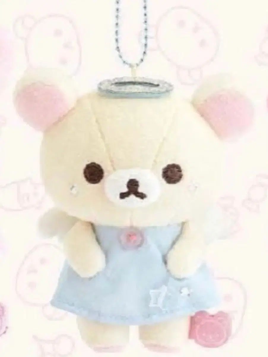 エンジェル コリラックマ ぬいぐるみ キーホルダー (顔の比率 最高 タグ O 新品)