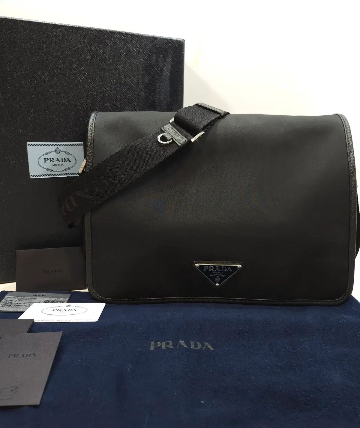 正規品 PRADA リナイロン ショルダーバッグ メッセンジャーバッグ 2VD039