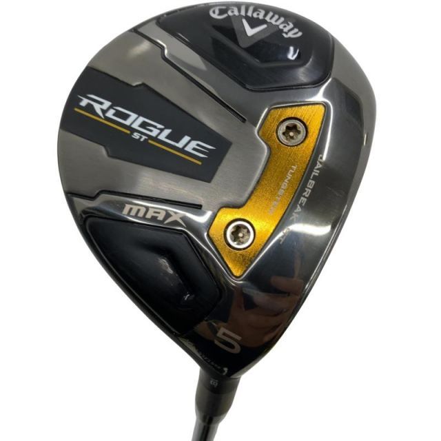 【中古】 キャロウェイ ROGUE ST MAX 5W フェアウェイウッド FW 純正特注シャフト (フレックスS) メンズ 男性用 右利き 右用 Cランク ゴルフクラブ