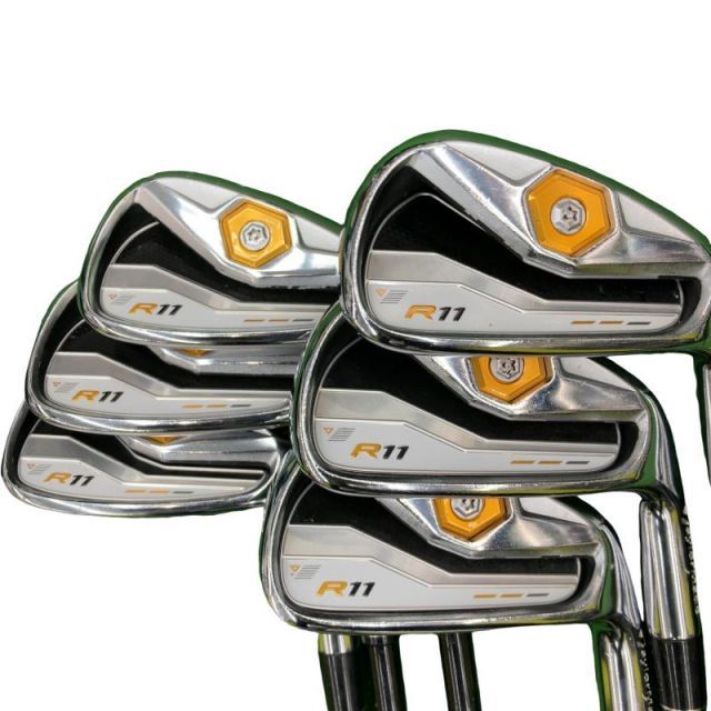 【中古】 テーラーメイド R11 6S アイアンセット IR Motore TM 65i (フレックスS) メンズ 男性用 右利き 右用 Cランク ゴルフクラブ