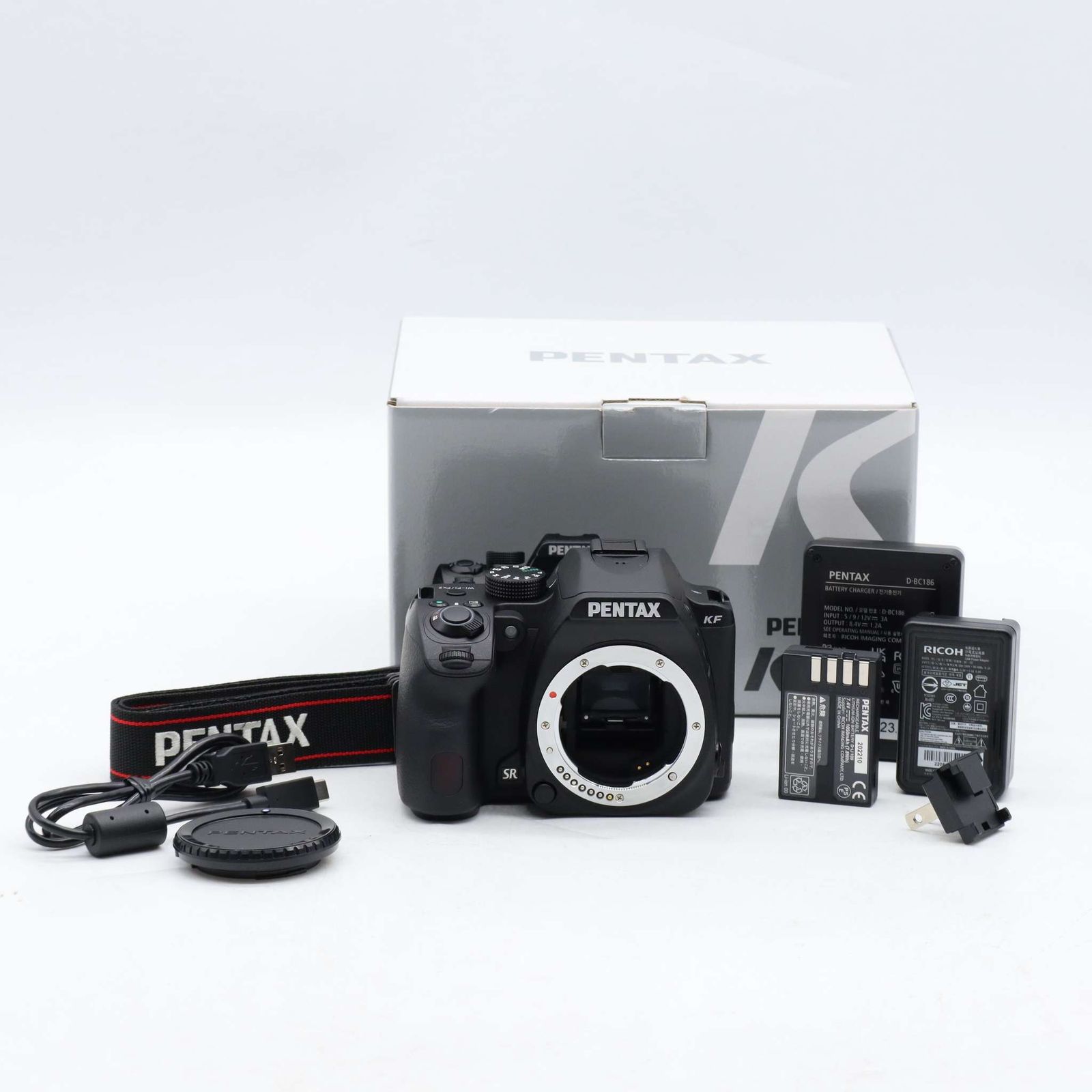 ショット数296回 PENTAX KF ボディ ブラック #1161