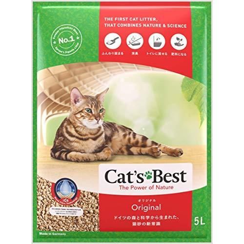 Cat's Best キャッツベスト オリジナル 5L × 8袋 猫砂 5L×8袋 (ケース販売)