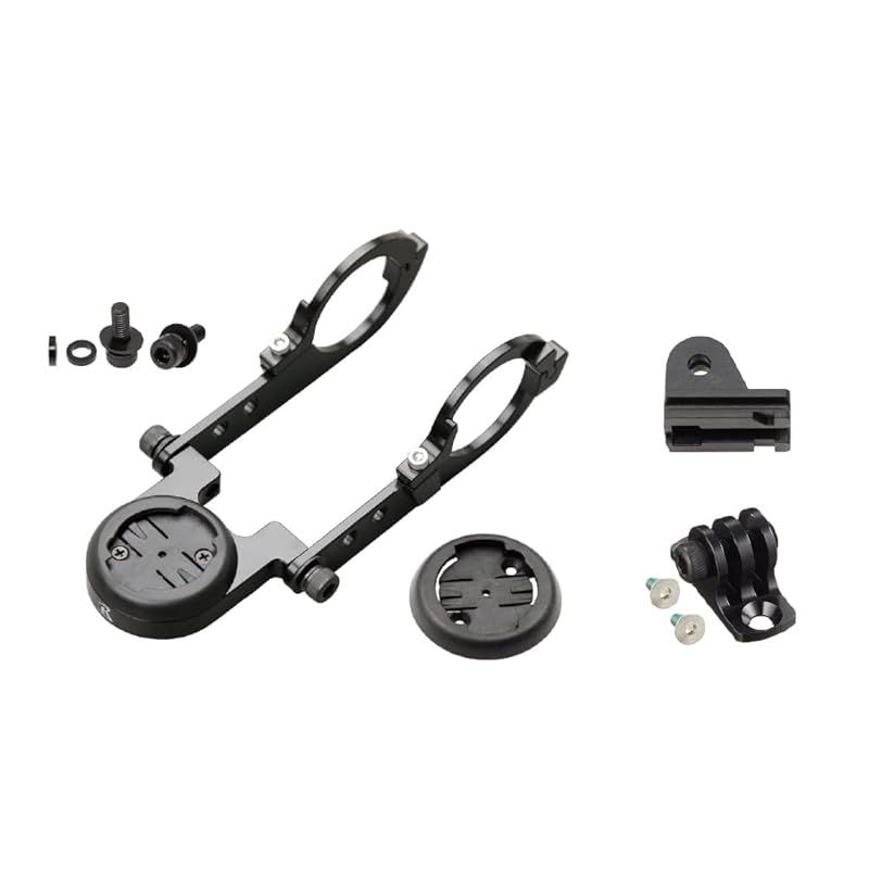 レックマウント(Rec-Mounts) 「第三世代」タイプ19 ガーミン/iGPSPORT 用 コンボマウント(タイプ2 GP-K400A+GP-CATHL1付き)【N19-GMGM+GP】ハンドルのクランプ径31.8mm用(標準サイズ)Edgeシリーズ/ 0
