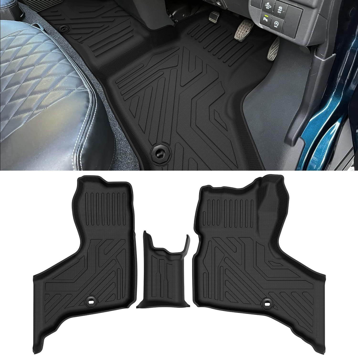 新品 GIMUYA 新型 ダイハツ アトレー S700V/S710V 3D フロアマット 立体カーマット 運転席 助手席 1列目 カーマット atrai 2021.12～現行 立体構造 防水 耐汚れ 耐摩擦 ズレ防止 内装 カスタムパーツ 車種専用設計 取付簡