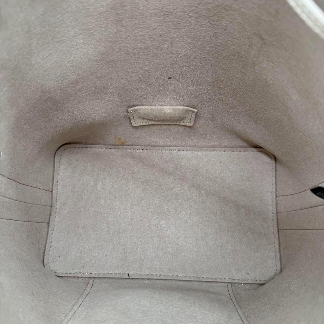極美品】FURLA コスタンザ ハンドバッグ 2way バケツ型 アイボリー 