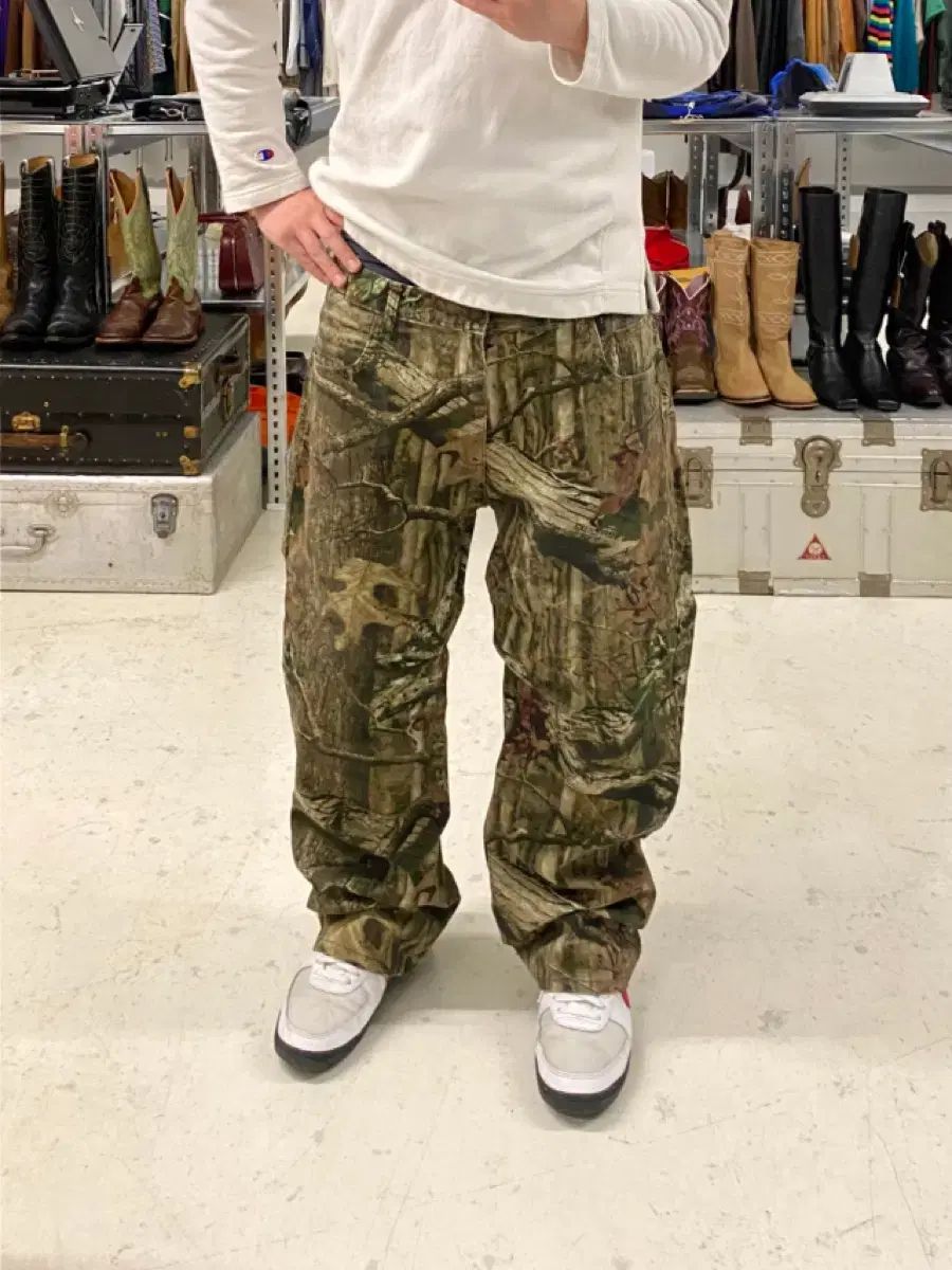 90 00s MOSSY OAK リアルツリー パンツ リー 