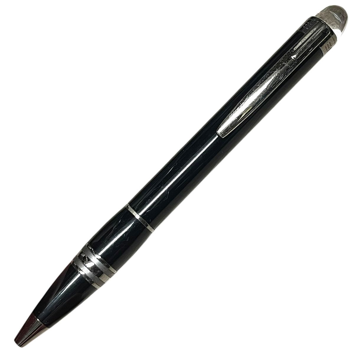 【中古】 MONTBRANC モンブラン スターウォーカー プレシャスレジン ツイスト式ボールペン 黒ボディ 赤インク 太軸 筆記確認済み 正規インク メンズ 26013498 MK 中古】 MONTBRANC モンブラン スターウォーカー プレシャスレジン