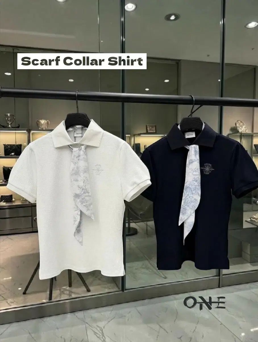 SOUTH CAPE SOUTH CAPE スカーフ ポロTシャツ