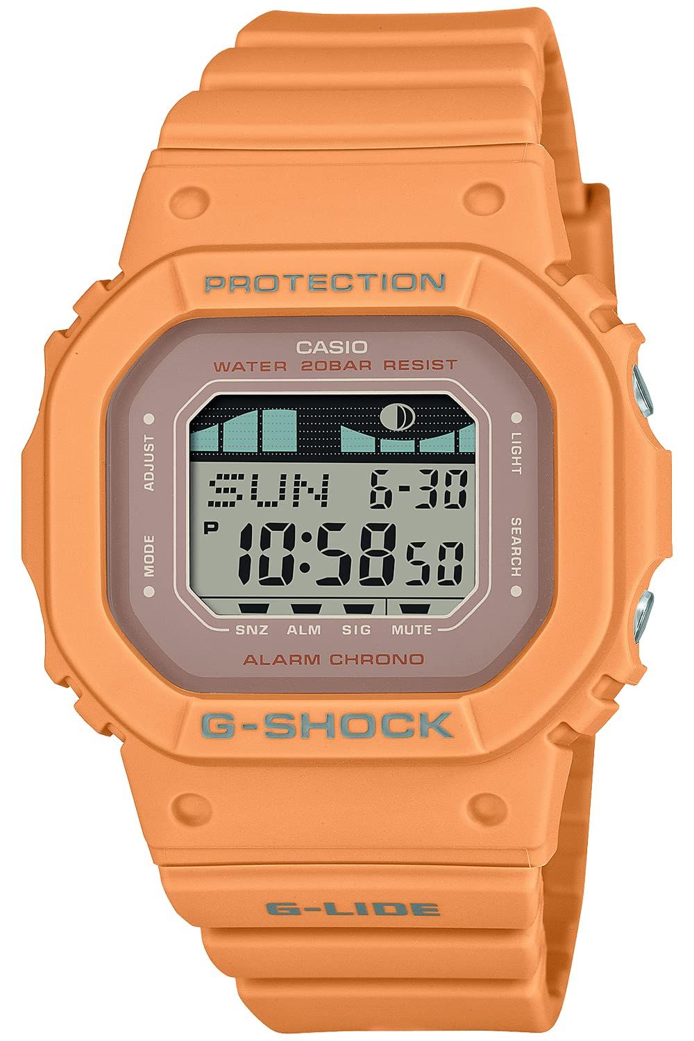 新品 [カシオ] 腕時計 ジーショック 【国内正規品】 G-LIDE ミッドサイズモデル GLX-S5600-4JF オレンジ