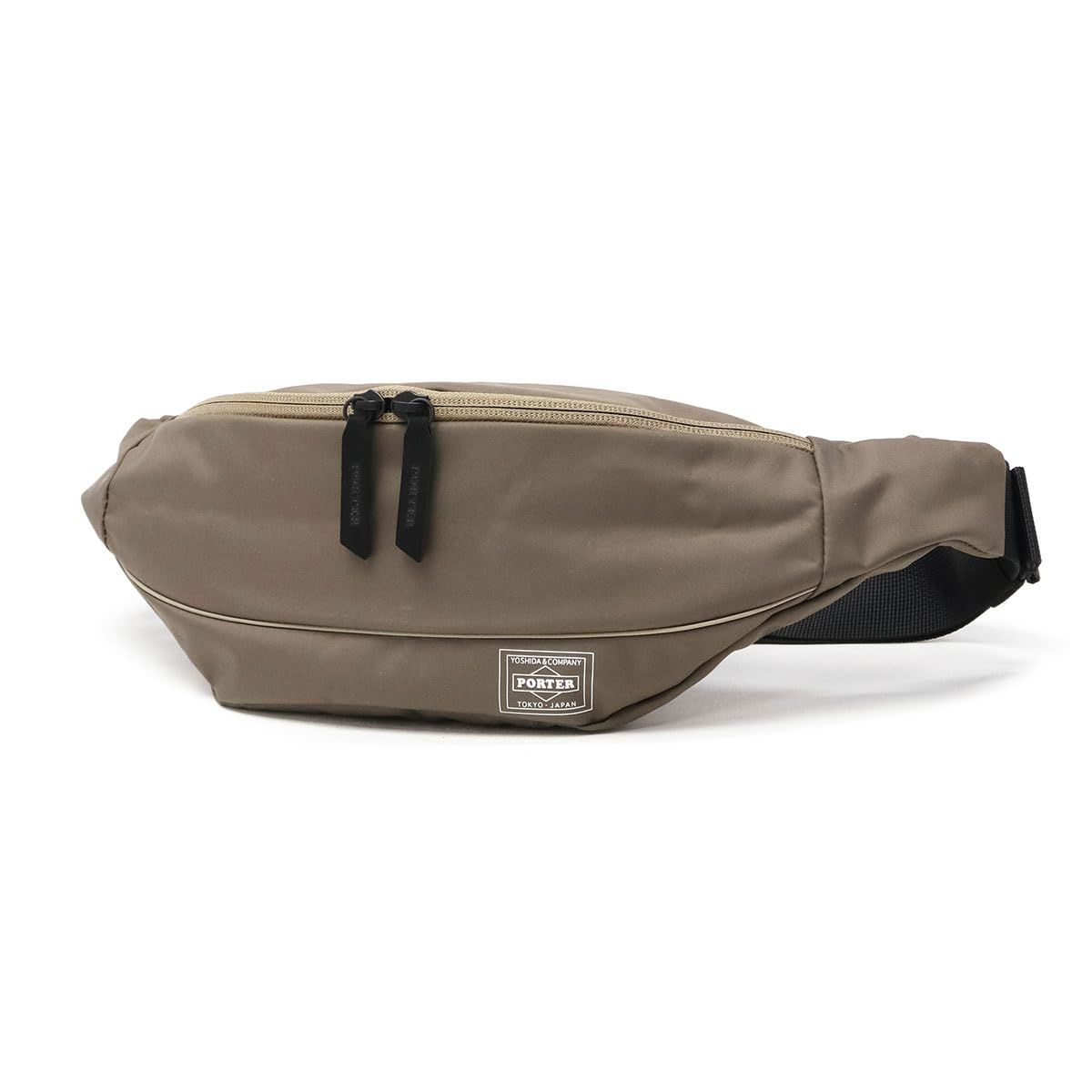 新品 [ポーター] MOUSSE WAIST BAG L ウエストバッグ 751-28181 グレージュ