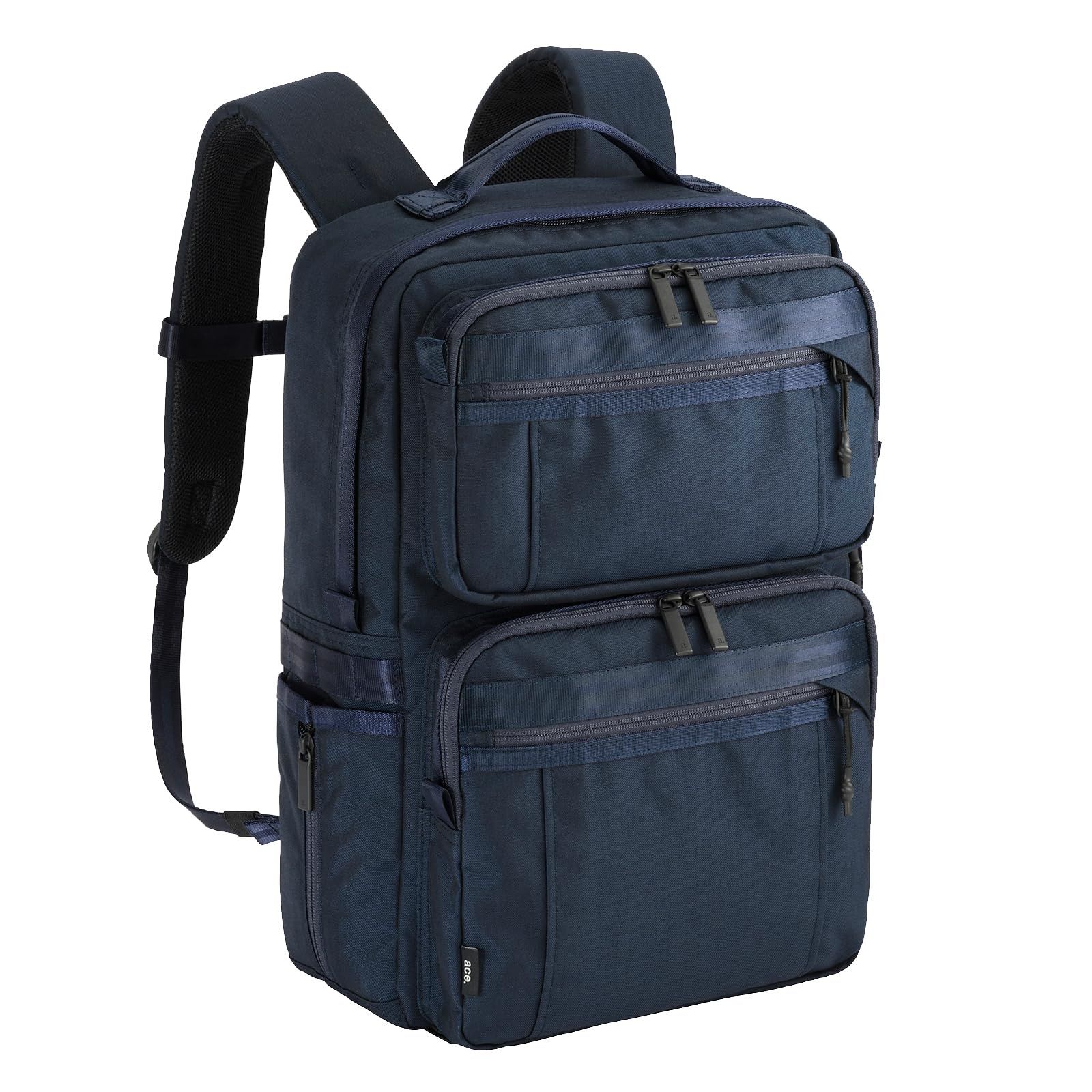 新品 [エースジーン] バックパック メンズ 『デュラムーブ』 B4 15.6インチPC収納可 19Lチェストベルト付 セットアップ可能 蒸れにくい背面エアメッシュ仕様 出張対応 No.68133