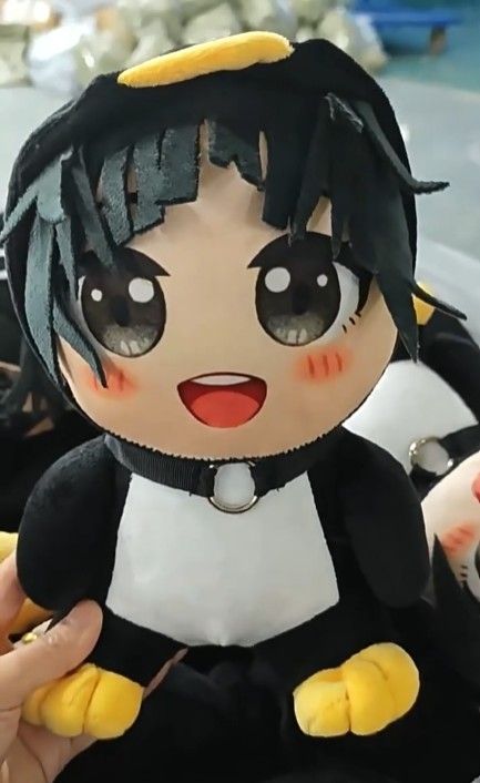 ググガガペンギン ぬいぐるみA 人形 かわいい子供 AI女の子のペンギン