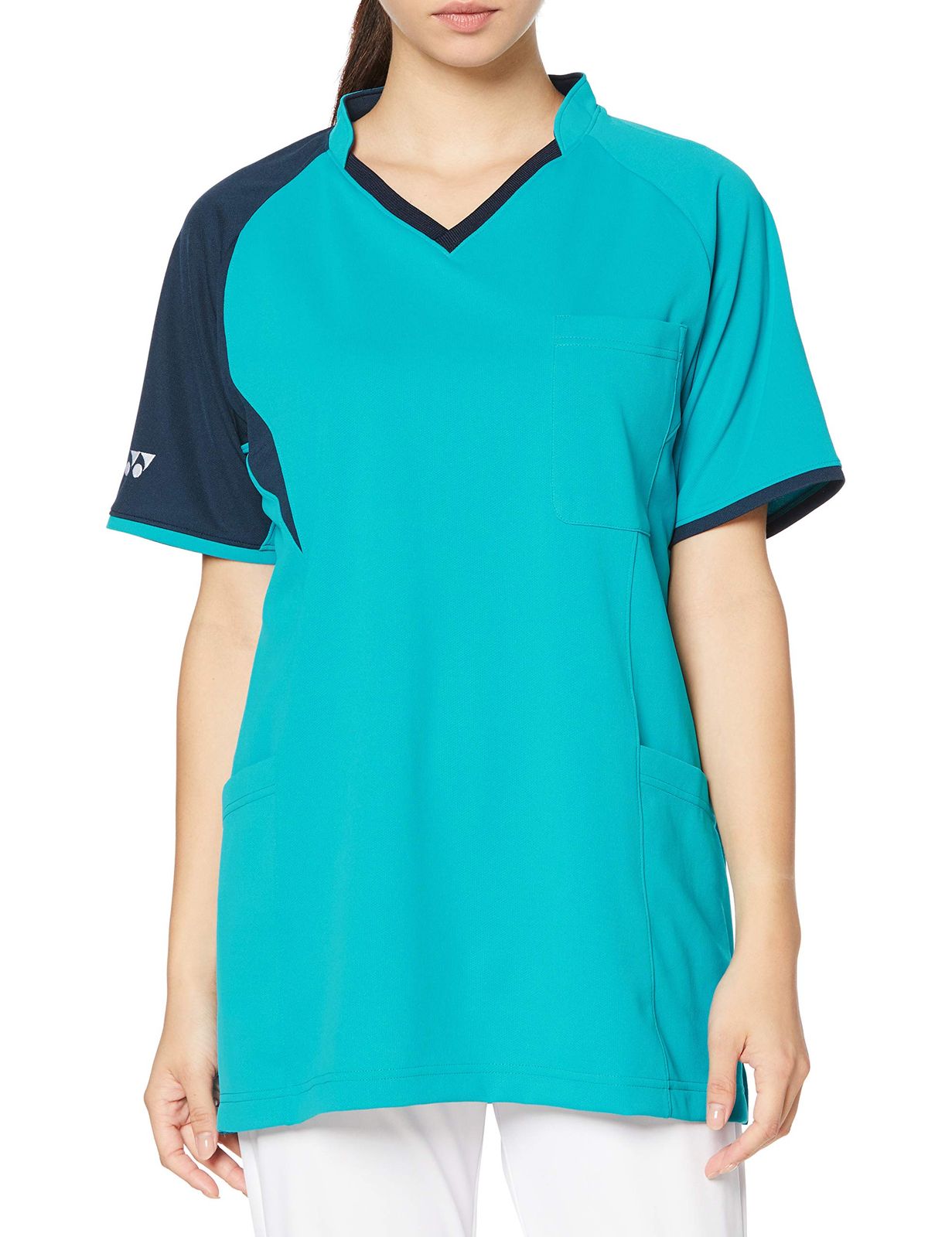 新品 [ヨネックス] キラク 汗を吸ってすぐ乾く ストレッチ素材でよく伸びる Tシャツタイプネオスクラブ CY872-46-S 46ピーコックグリーン 日本 S (日本サイズS相当)
