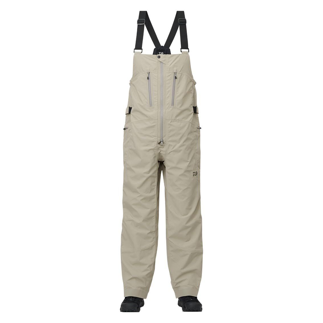新品 [ダイワ] RAINMAXRリップストップビブパンツ DR-5125P グレージュ L