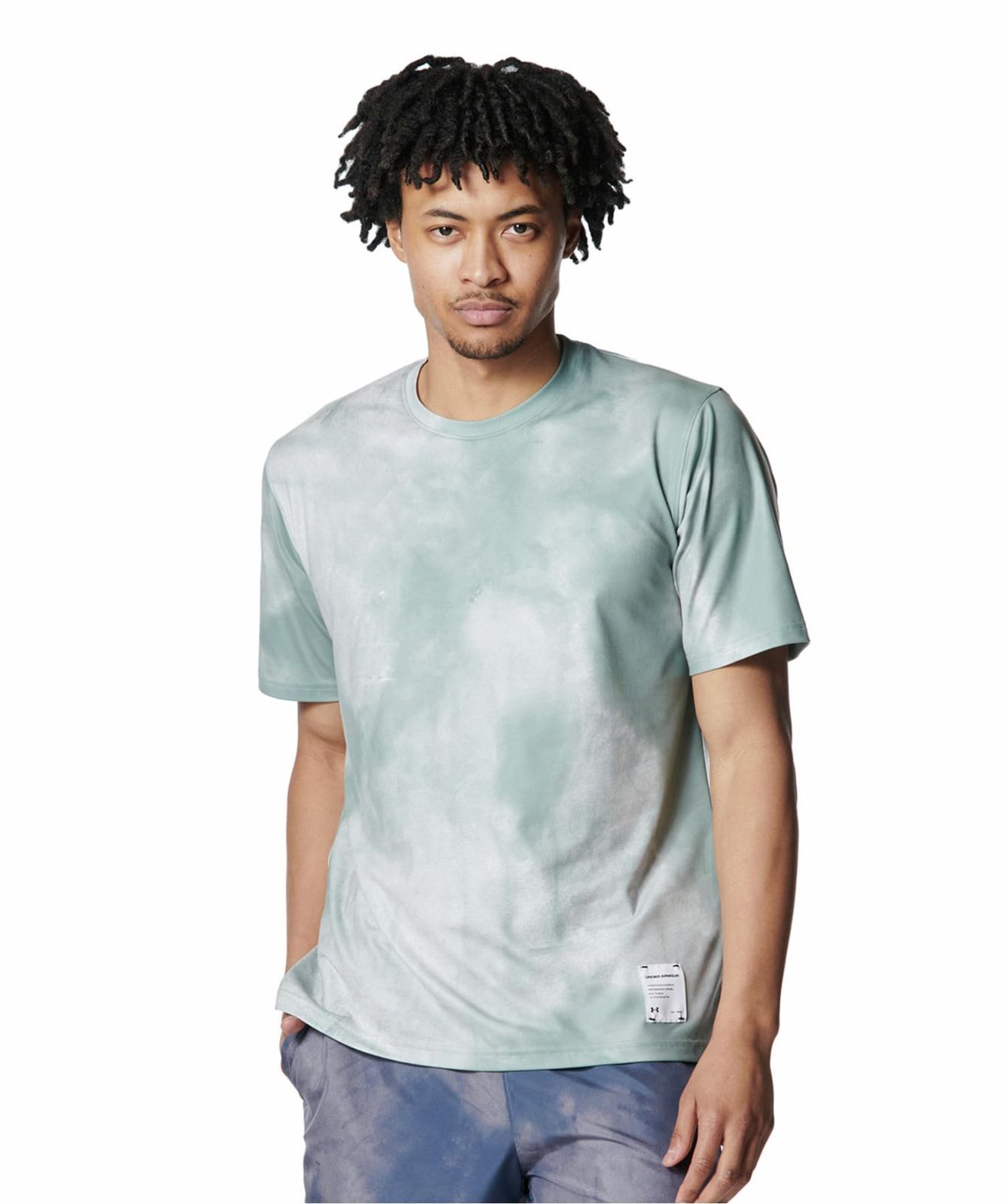 新品 [アンダーアーマー] UA MOTIVATE SS PRINTED Hydro Green 3XL