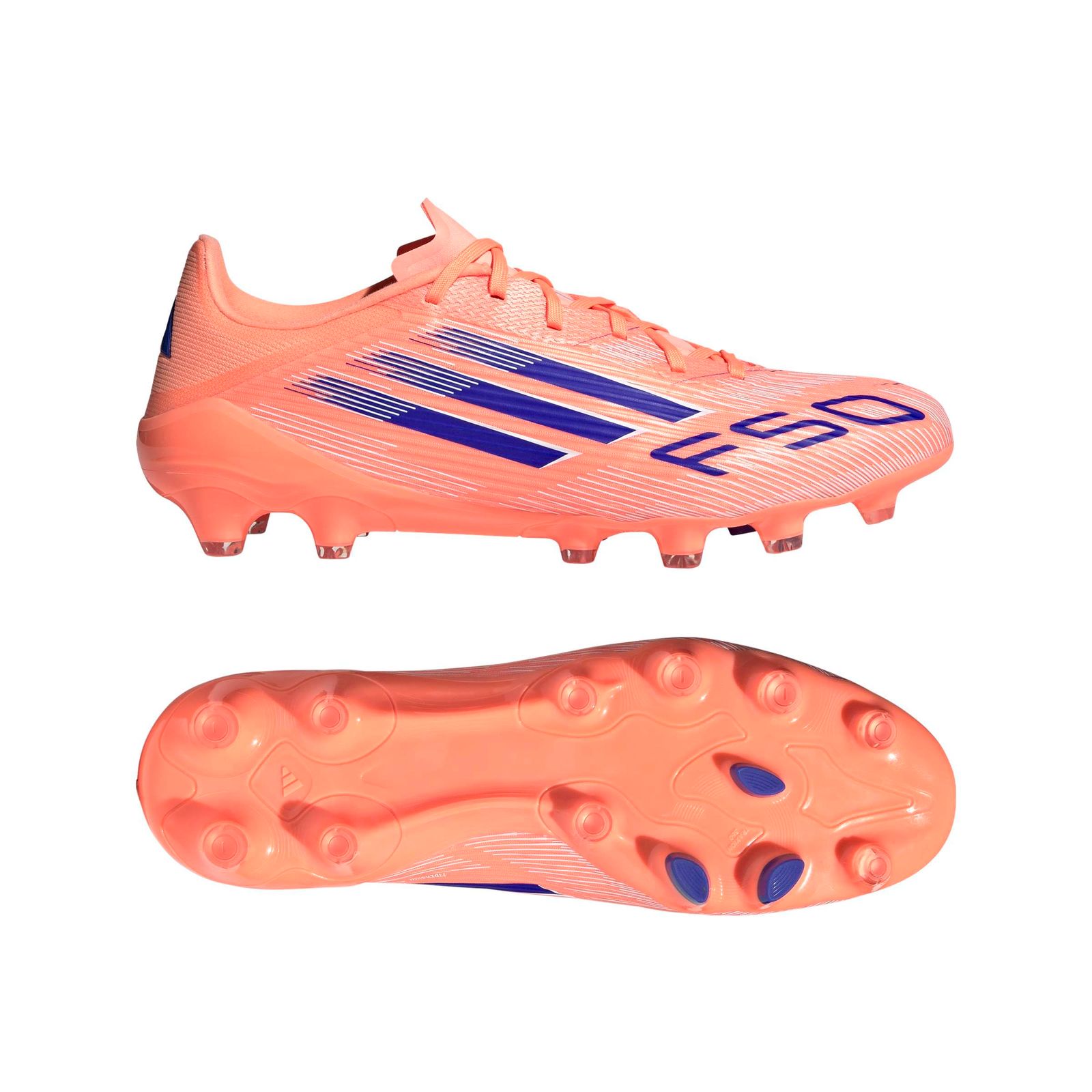 新品 [アディダス] サッカースパイク F50 LEAGUE HG/AG ジャパン ユニセックス大人 OOD89 ビームオレンジ/ルシッドブルー/フットウェアホワイト (JQ8678) 26.5 cm