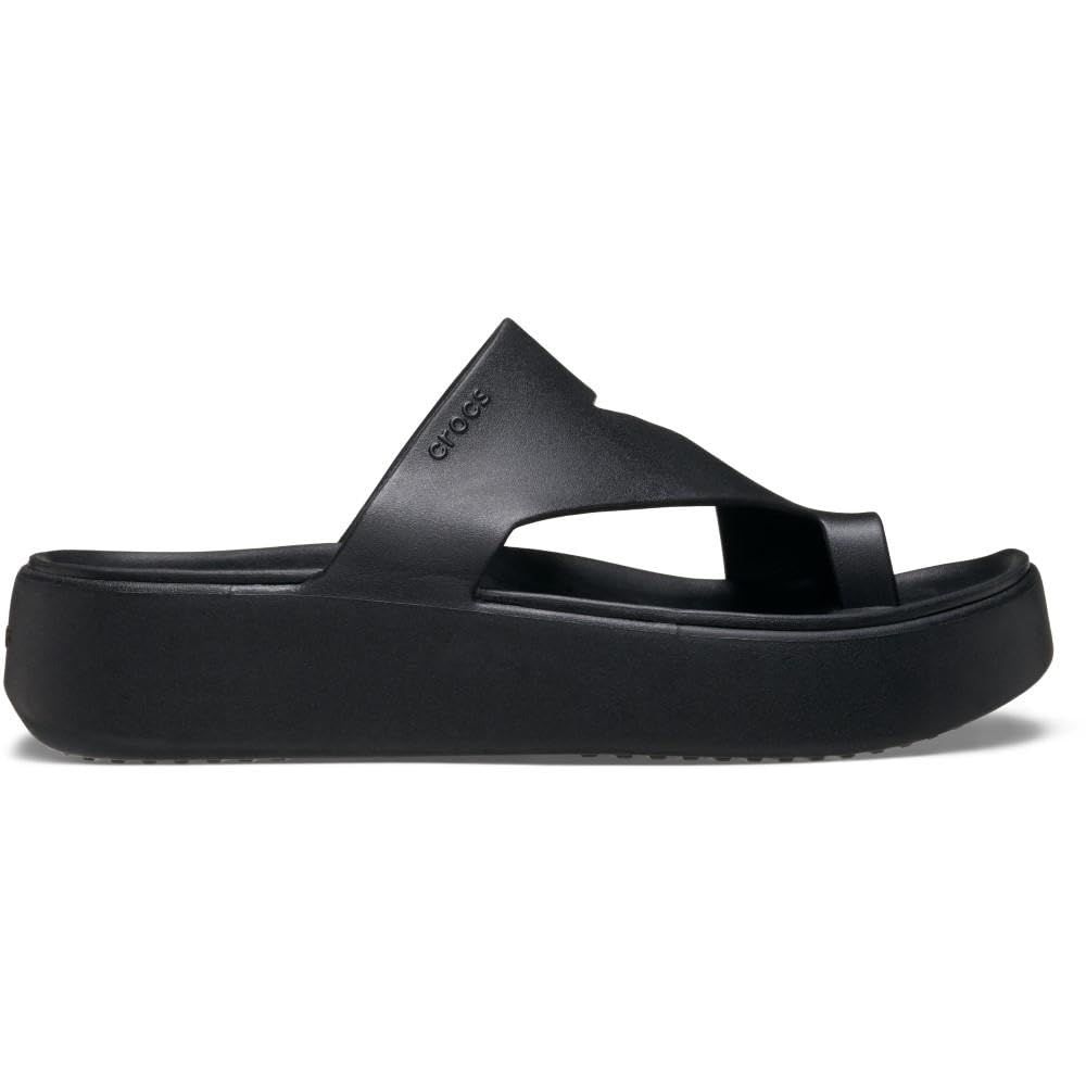 新品 Crocs (クロックス) ゲッタウェイ プラットフォーム トゥ ループ レディース クロッグ ブラック///ホワイト 39/40 EU
