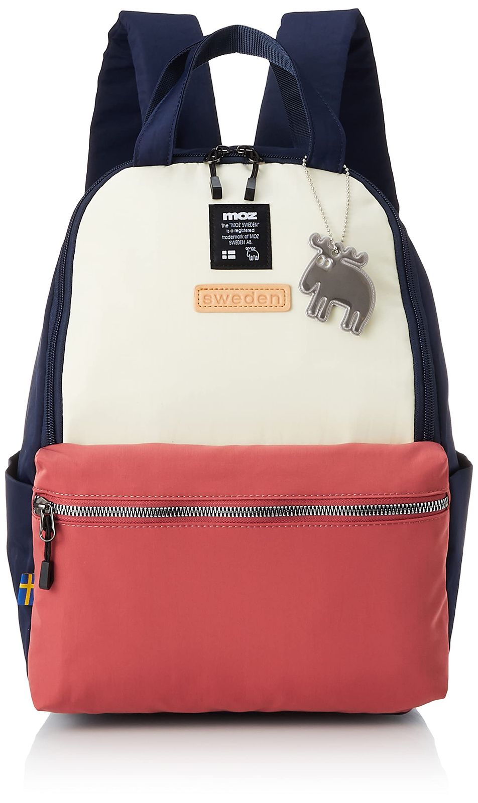 新品 [モズ] moz(モズ) リュックサック ナイロン クッション材 PC収納 通勤 通学 レディース メンズ 軽量 リフレクター付き ZZNL-05 (トリコロール)