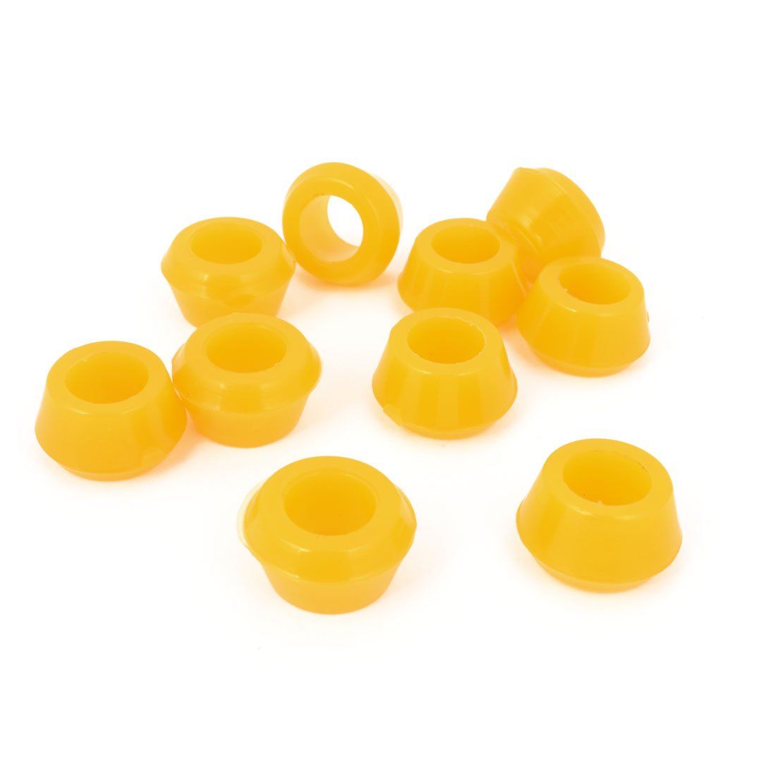 uxcell Shock Absorber Bushing Shock Absorber Bushing Rubber Orange Accessory 10 Pcs