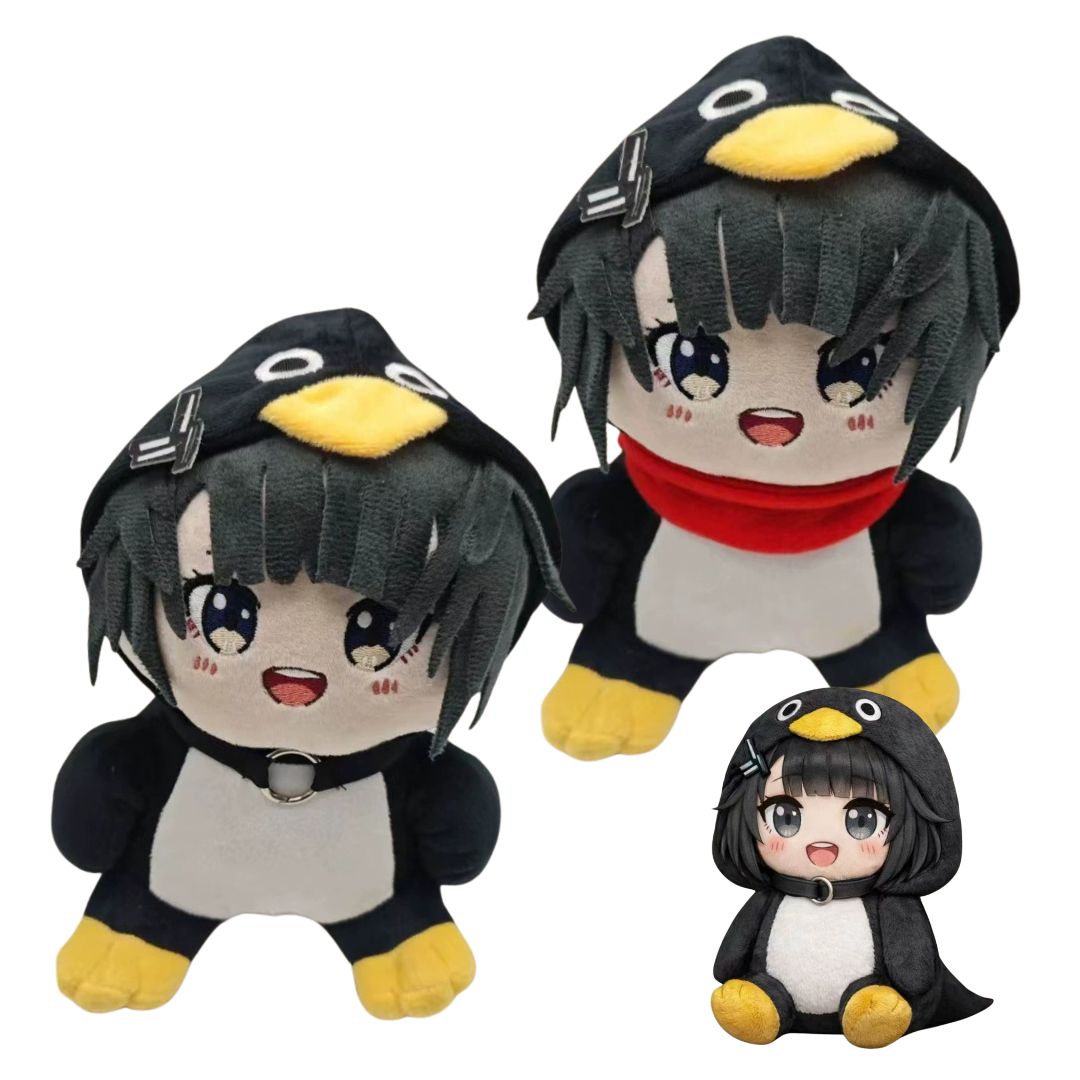 ググガガペンギン ぬいぐるみB 人形 かわいい子供 AI女の子のペンギン