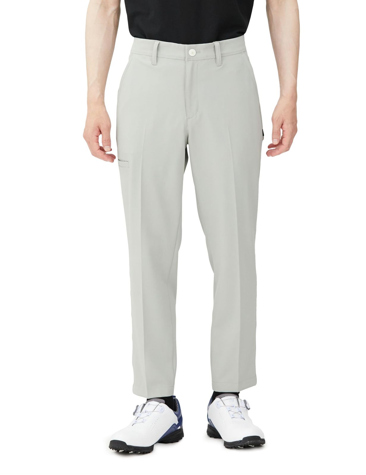 新品 [ニューバランス] ゴルフ メンズ クロップドパンツ (クロップド丈・UVカット・ストレッチ) / 012-4131007 022_グレー 5 [L]