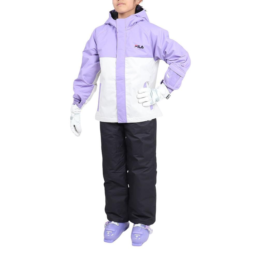 新品 [フィラ] バックロゴ スノーウェア 上下セット キッズ 144720