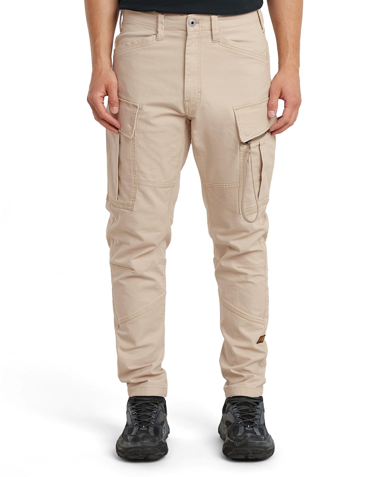 新品 [ジースターロゥ] カーゴパンツ メンズ スキニー ストレッチ ベージュ Zip Pkt 3D Skinny Cargo 2.0 D24307-D504-1214-W31/L32