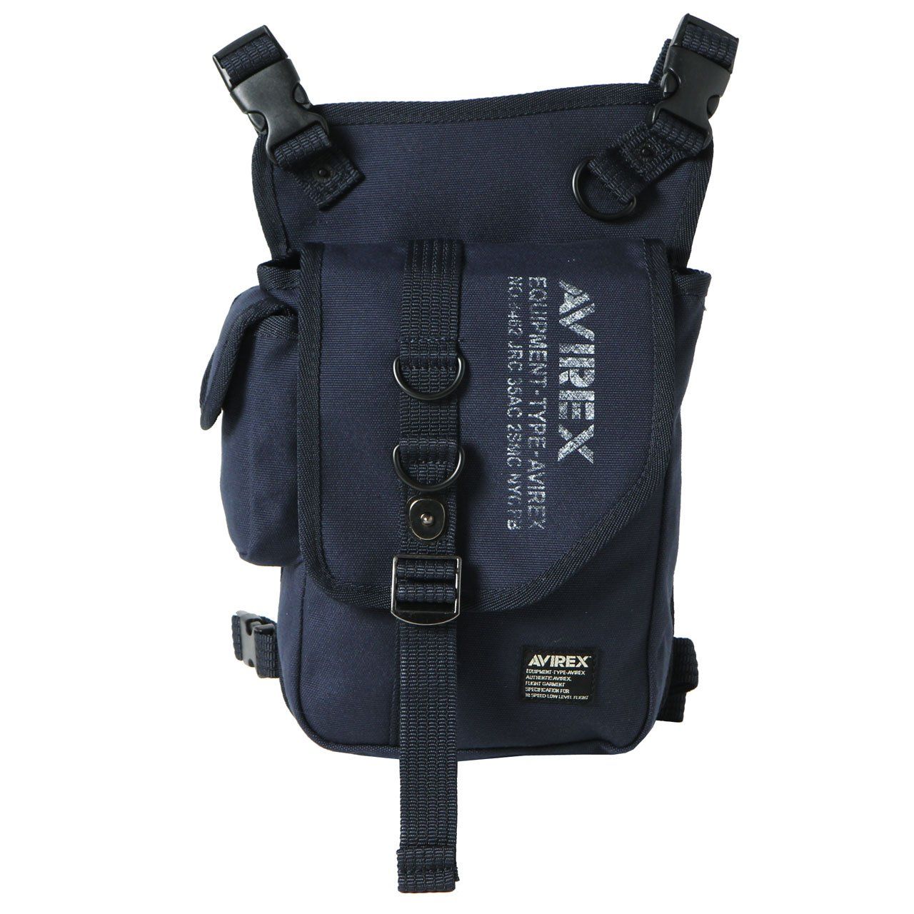 新品 (アヴィレックス)AVIREX 2WAYレッグバッグ ネイビー(60)