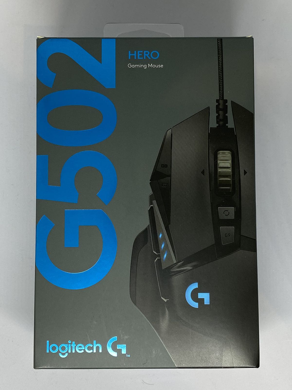 新品 QGT G502 ヒーロー 有線ゲームマウス 11ボタン付き 長さ: 2.1m