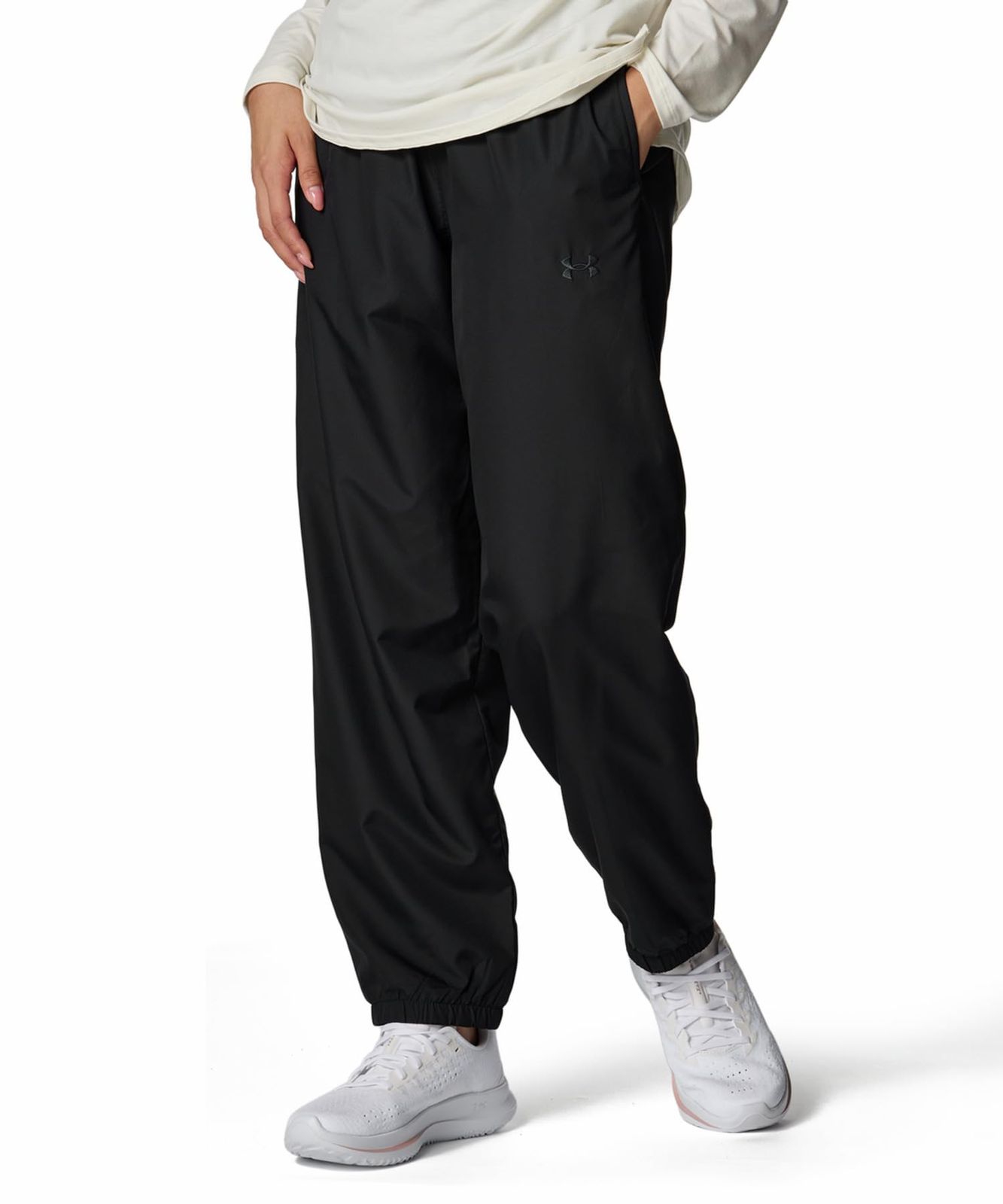 新品 [アンダーアーマー] UA MESH LINER WOVEN PANT 6007720(001) ブラック XL