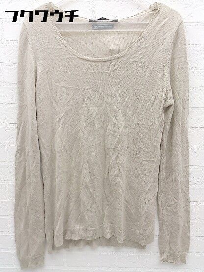 ◇ green label relaxing グリーンレーベル UNITED ARROWS ニット 長袖 セーター グレージュ メンズ 【中古】 【1002798888074】