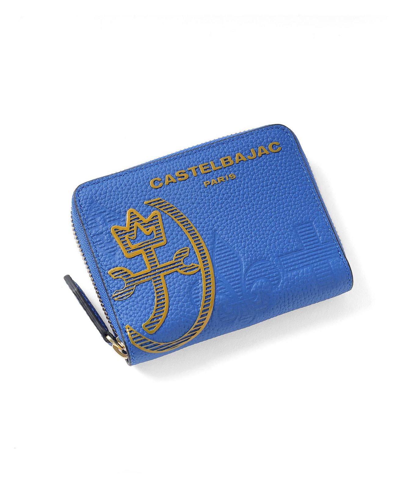 新品 [カステルバジャック] 二つ折り財布 カヌレ小物 メンズ ブルー