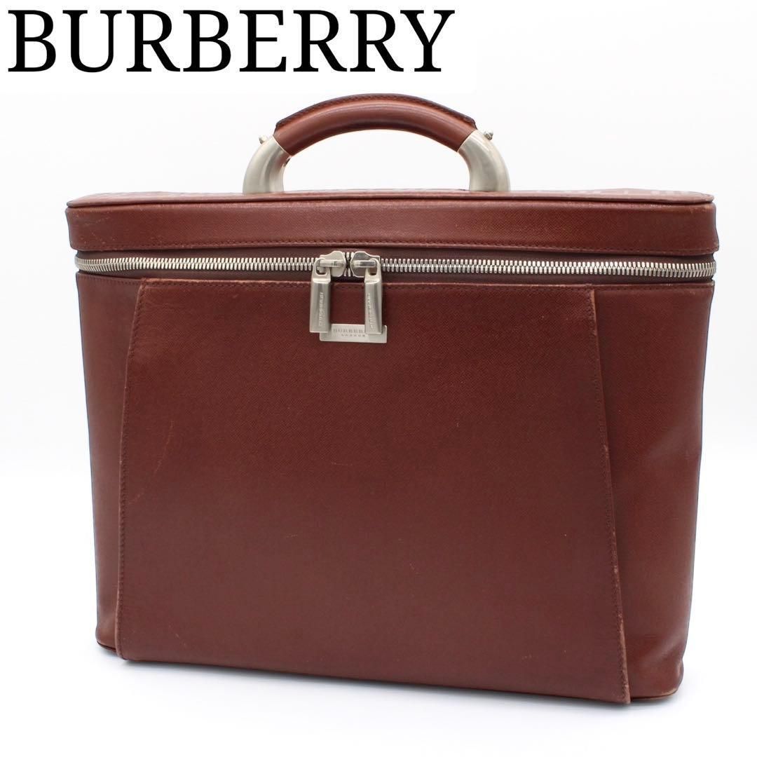 【美品】BURBERRY ビジネスバッグ ブリーフケース レザー ブラウン 希少・美品】BURBERRY レザー ビジネスバッグ ブリーフケース ブラウン