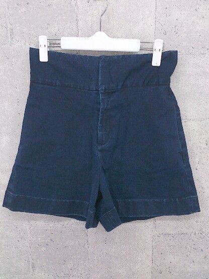 ◇ Adam et Rope’ アダム エ ロペ ショート ハーフ パンツ 38 ネイビー * 1002799870917 【中古】 【1002799870917】