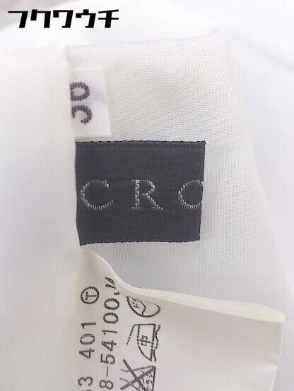 ◇ CROLLA クローラ 花柄 ウエストリボン ノースリーブ ロング ワンピース サイズ36 ブラック レディース 【中古】 【1103030006925】