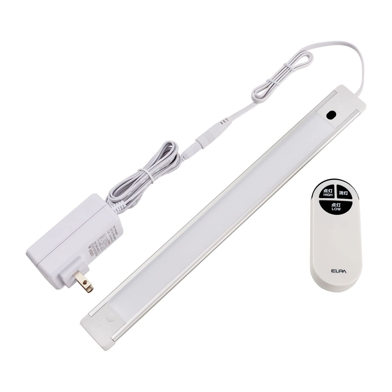 ELPA エルパ LEDバーライト(多目的灯)リモコン付 30cm 昼光色 離れたところ高いところでもON/OFFできる 角度調節可能 ALT-2030RE(D) 国内発送