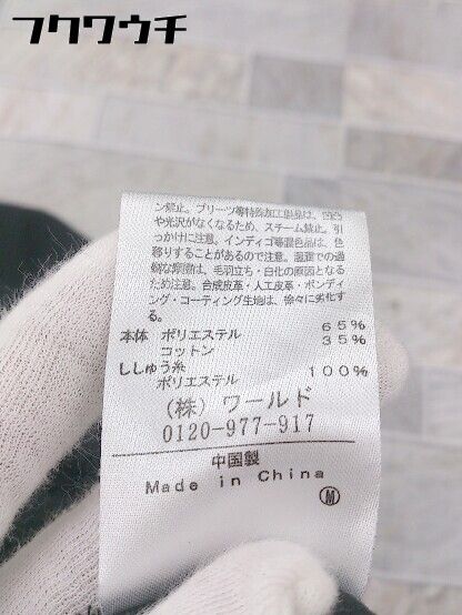 ◇ OZOC オゾック 刺繍 ノースリーブ ロング ワンピース サイズ38 アイボリー ブラック レディース 【中古】 【1104020008172】