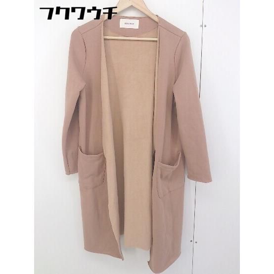 ◇ ROYAL PARTY 長袖 ロング ガウン コート サイズF キャメル系 レディース 【中古】 【1201120006500】