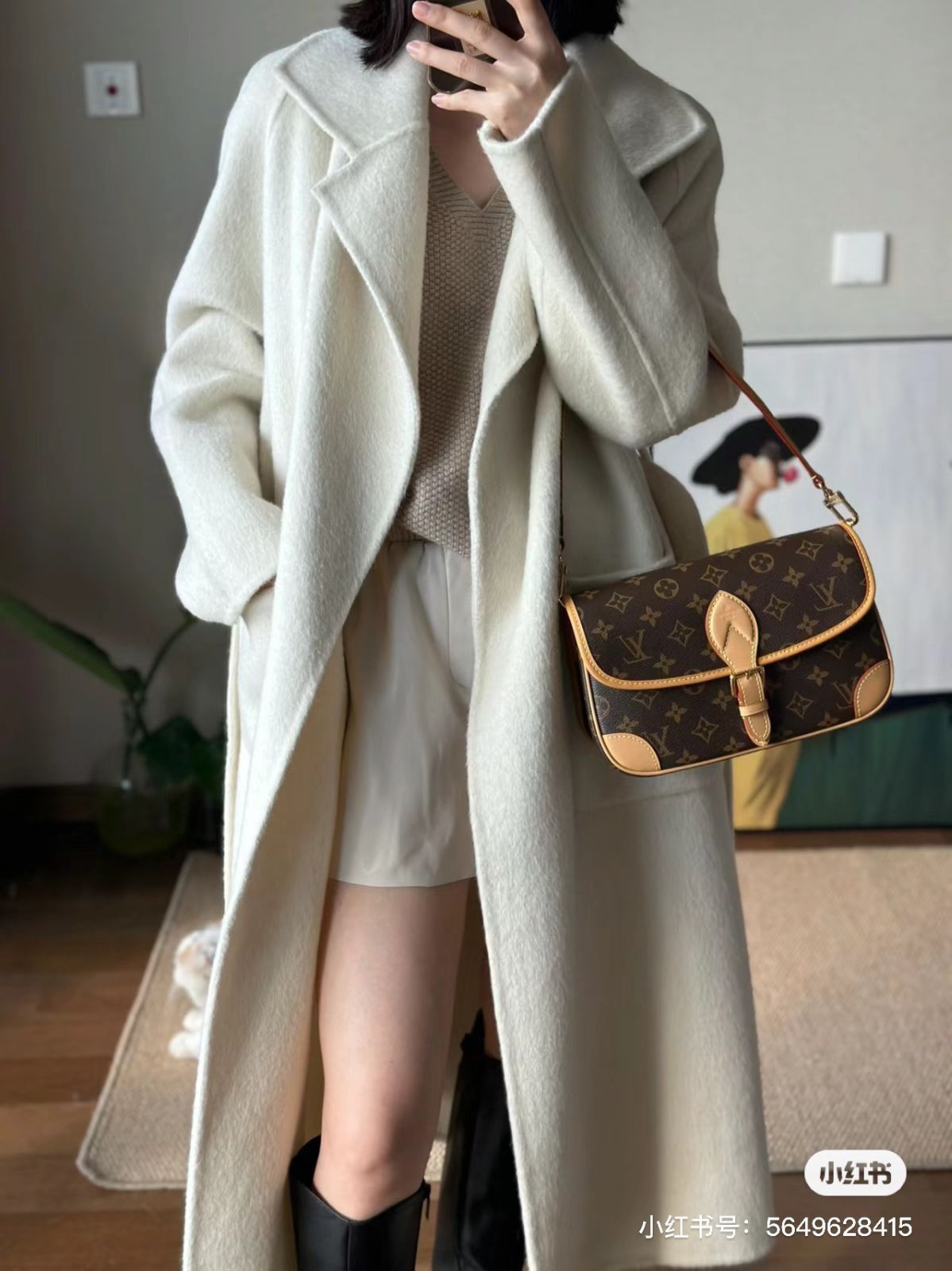 【今日特価】LV ジップ付き Diane ハンドバッグ 送料無料！在庫限定価格