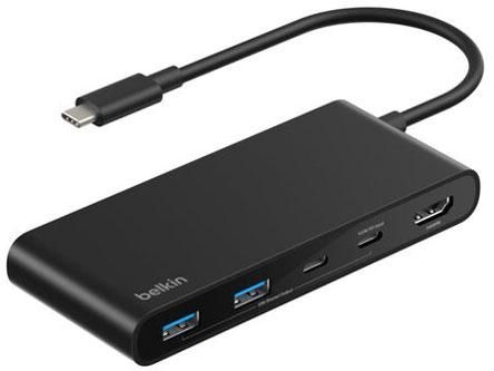 【新品・2営業日で発送】BELKIN Connect 7ポート USB-C ハブ(デュアル USB-Cポート搭載)(AVC023fqBK)