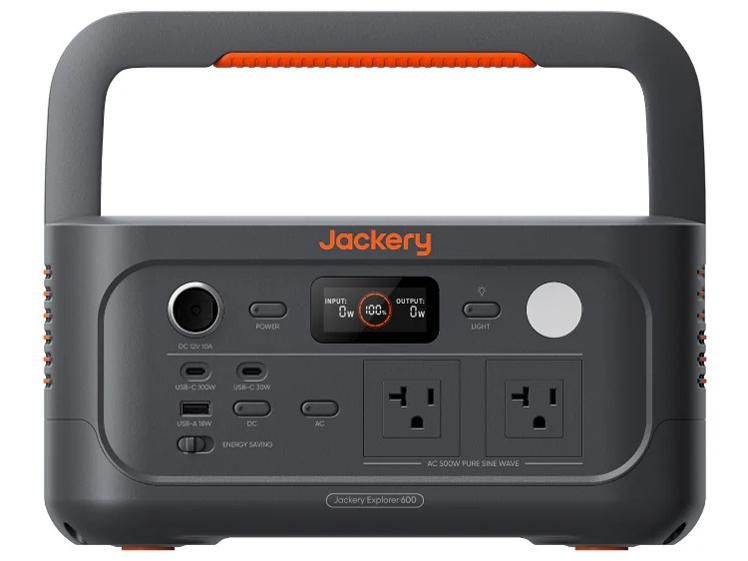 【新品・2営業日で発送】JACKERY ジャクリ JE600A ポータブル電源 600 New JE-600A リン酸鉄リチウムイオン電池 /6出力 /AC・DC充電・ソーラー(別売)